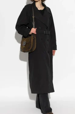 Isabel Marant CZARNY Trencz `Elea`