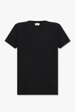 Isabel Marant CZARNY T-shirt z logo ‘Vidal’