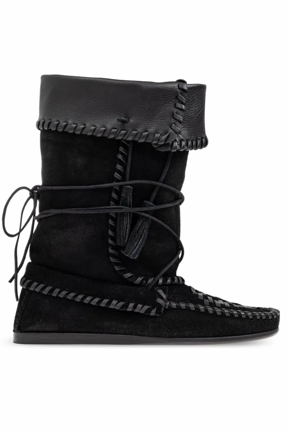 Isabel Marant CZARNY Zamszowe botki `Winki`