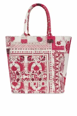 Isabel Marant CZERWONY Torba `Yenky` typu `shopper`
