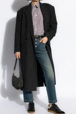 Isabel Marant FIOLETOWY Koszula `Fabriza`
