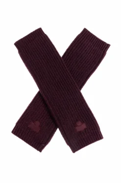 Isabel Marant FIOLETOWY Rękawiczki `Enos`