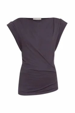 Isabel Marant FIOLETOWY T-shirt `Maisan`