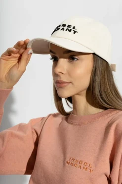 Isabel Marant kremowy Czapka z daszkiem ‘Tyron’
