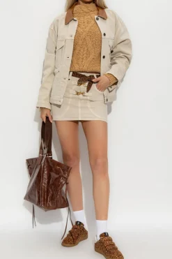 Isabel Marant kremowy Jeansowa kurtka `Petunia`