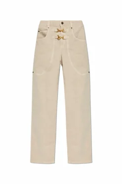 Isabel Marant kremowy Jeansy `Brinley`