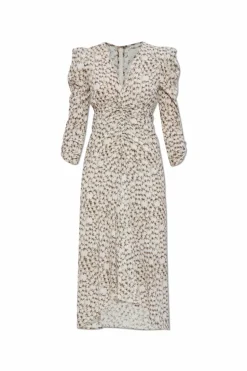 Isabel Marant kremowy Sukienka `Albini`