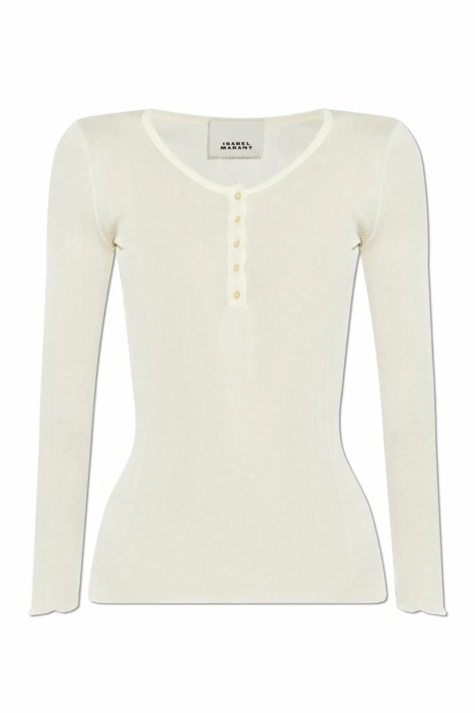 Isabel Marant kremowy Top `Lamylic`