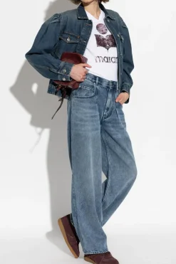Isabel Marant NIEBIESKI Jeansy `Rodayna`