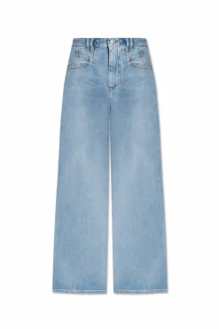Isabel Marant NIEBIESKI Jeansy ‘Lemony’