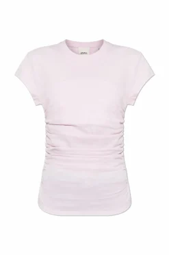 Isabel Marant RÓŻOWY T-shirt `Maelie`