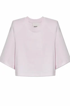 Isabel Marant RÓŻOWY T-shirt `Zaely`