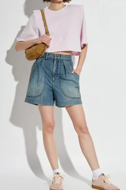 Isabel Marant RÓŻOWY T-shirt `Zaely`