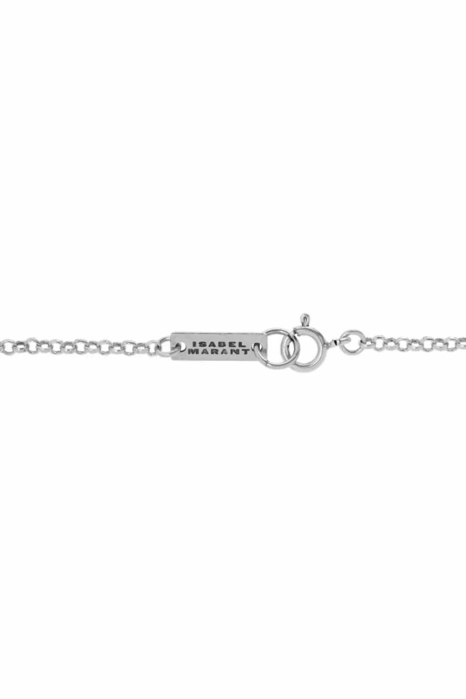 Isabel Marant SREBRNY Mosiężny naszyjnik