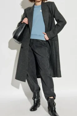 Isabel Marant SZARY Płaszcz `Irene`