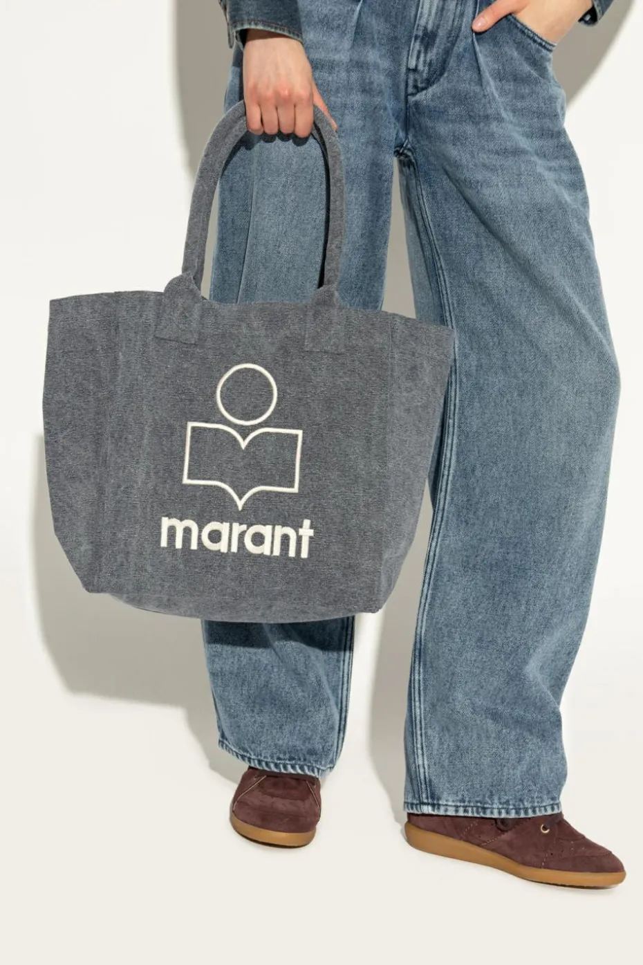 Isabel Marant SZARY Torba `Yenky Small` typu `shopper`