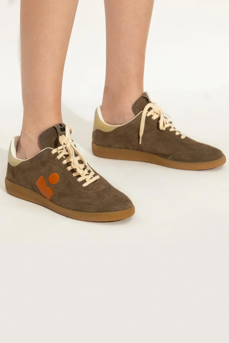 Isabel Marant ZIELONY Zamszowe buty sportowe `Bryce`