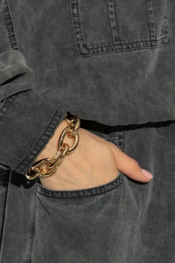 Isabel Marant ZŁOTY Mosiężna bransoleta
