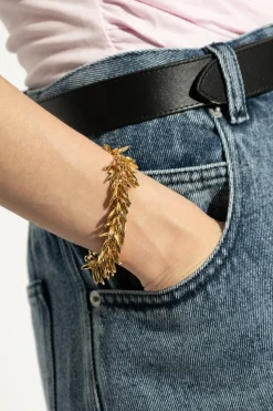 Isabel Marant ZŁOTY Mosiężna bransoleta