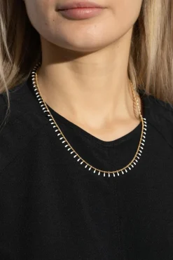 Isabel Marant ZŁOTY Naszyjnik z zawieszkami