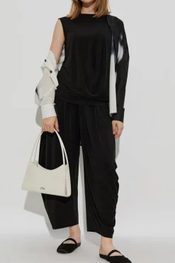 Issey Miyake BIAŁY Koszula o luźnym kroju