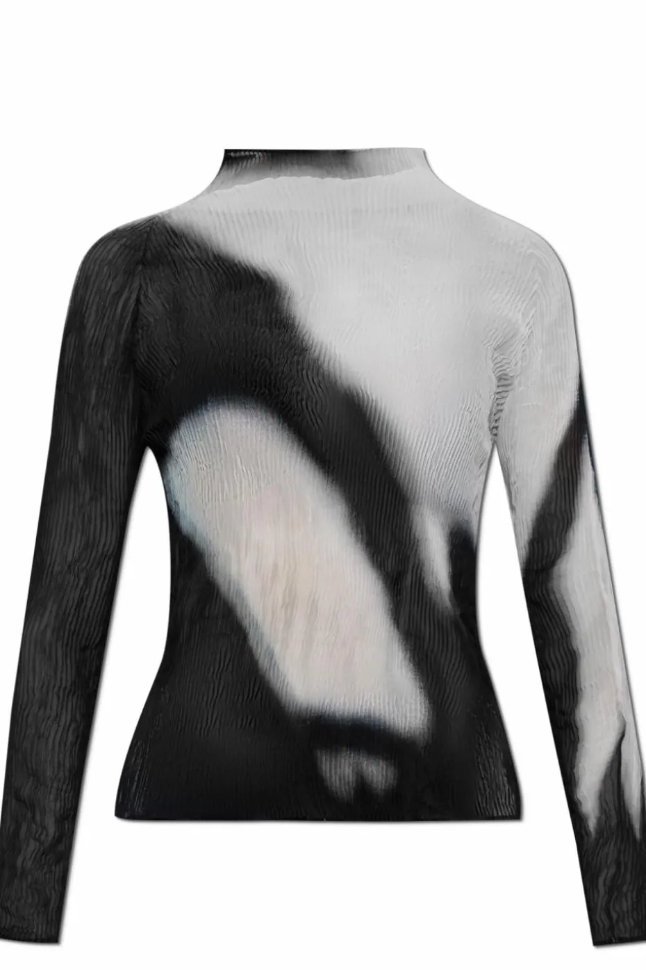 Issey Miyake BIAŁY Plisowany top