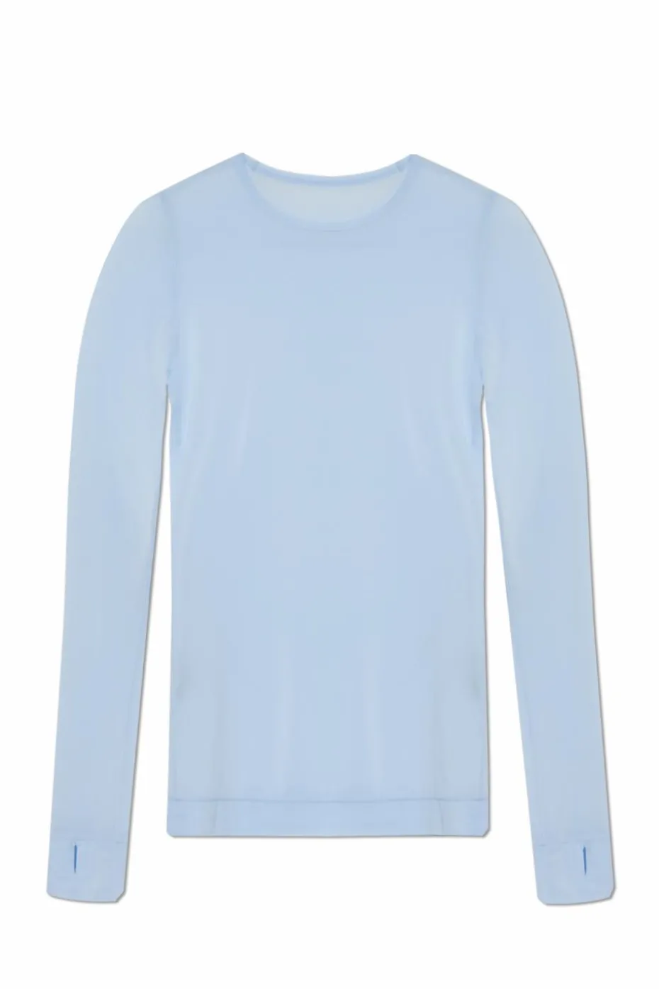 Issey Miyake jasnoniebieski Top z długim rękawem