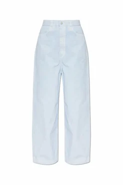 Issey Miyake jasnoniebieski Jeansy z kieszeniami