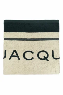 Jacquemus beżowy Ręcznik z logo