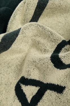 Jacquemus beżowy Ręcznik z logo