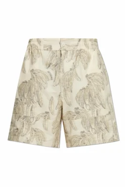 Jacquemus beżowy Szorty ze wzorem