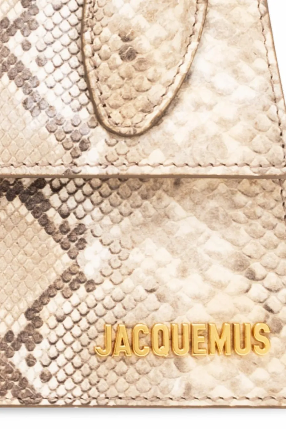 Jacquemus beżowy Torba na ramię ‘Le Chiquito Moyen Boucle’