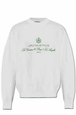 Jacquemus BIAŁY Bluza z logo