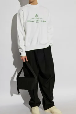 Jacquemus BIAŁY Bluza z logo