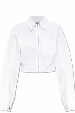 Jacquemus BIAŁY Koszula z logo