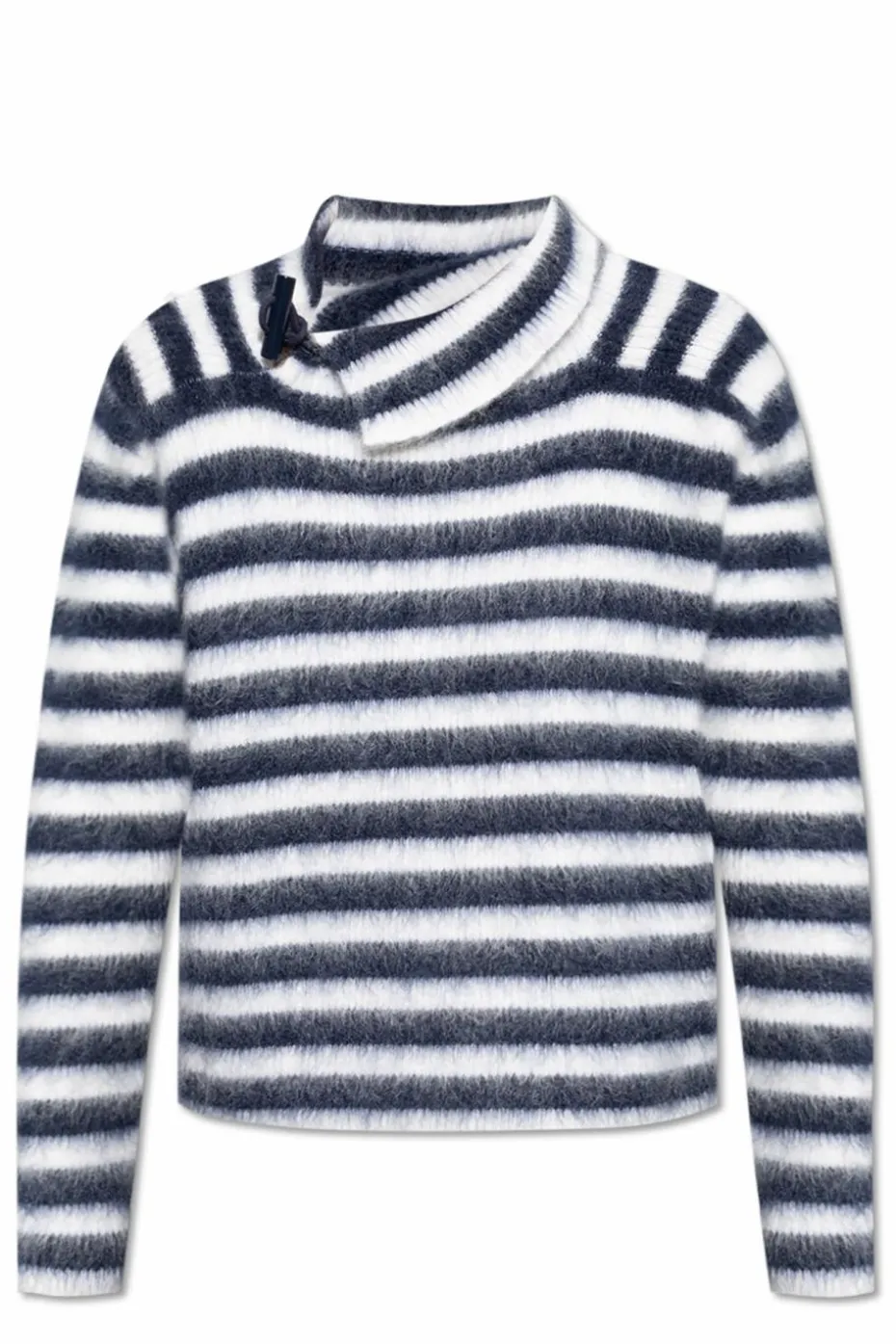 Jacquemus BIAŁY Moherowy sweter