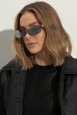 Jacquemus BIAŁY Okulary przeciwsłoneczne `Mirada`