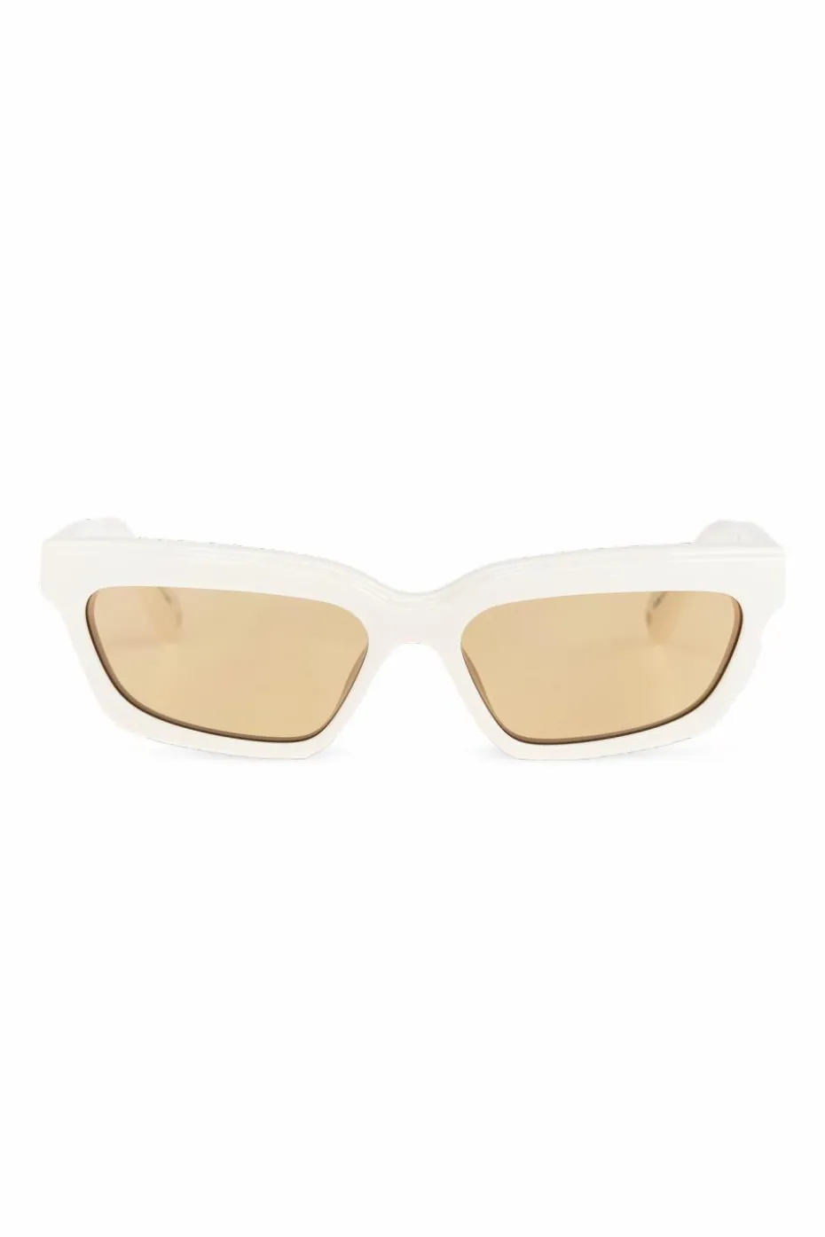 Jacquemus BIAŁY Okulary przeciwsłoneczne