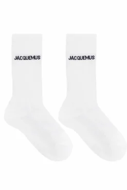 Jacquemus BIAŁY Skarpety z logo
