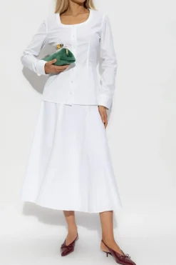 Jacquemus BIAŁY Taliowania koszula