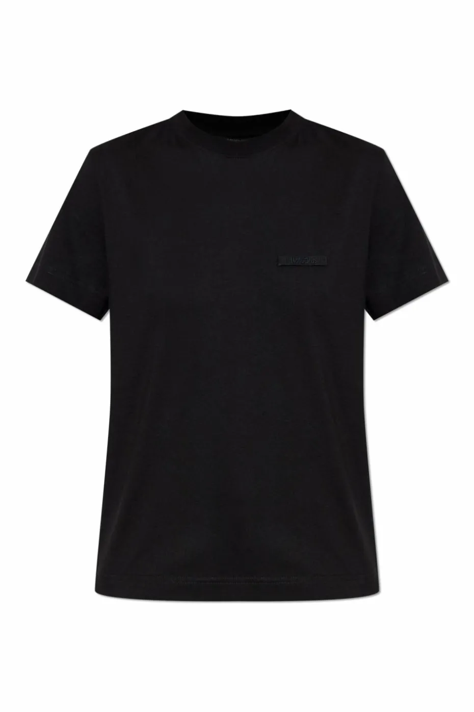 Jacquemus BIAŁY T-shirt z naszywką z logo
