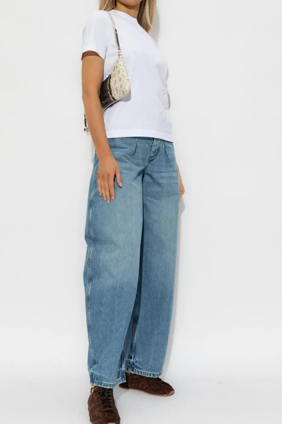 Jacquemus BIAŁY T-shirt z krótkim rękawem