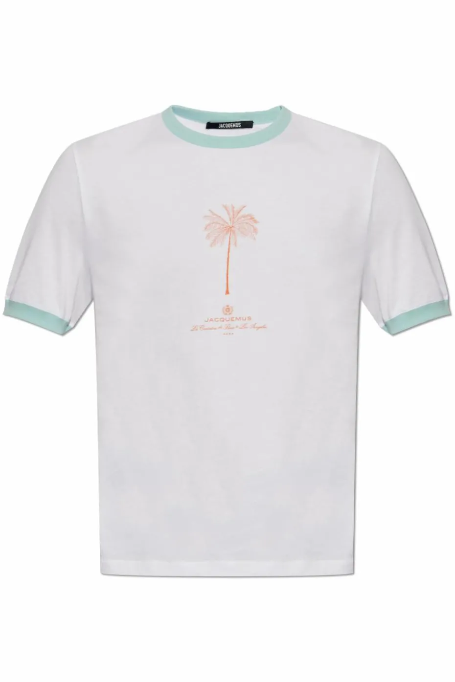 Jacquemus BIAŁY T-shirt z nadrukiem