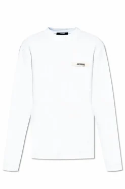 Jacquemus BIAŁY T-shirt z logo