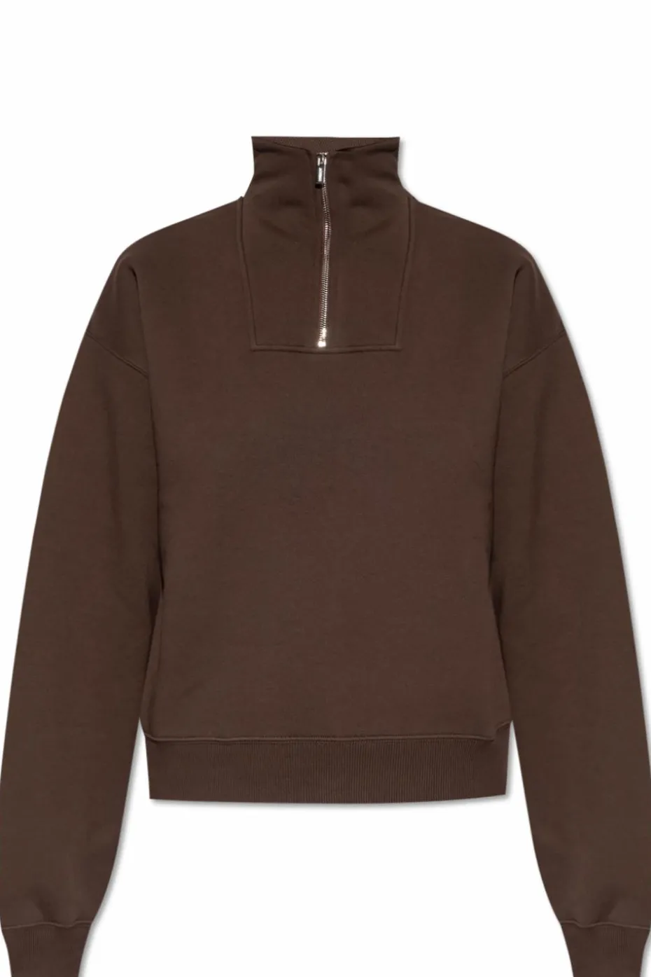 Jacquemus BRĄZOWY Bluza ze stójką