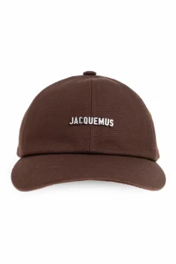 Jacquemus BRĄZOWY Czapka z daszkiem