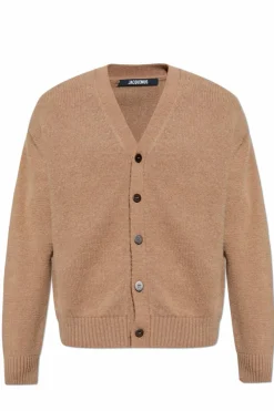 Jacquemus BRĄZOWY Kardigan `The Jacquemus`
