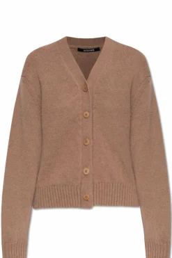 Jacquemus BRĄZOWY Kardigan `The Jacquemus`