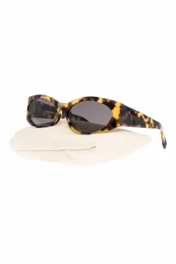 Jacquemus BRĄZOWY Okulary przeciwsłoneczne