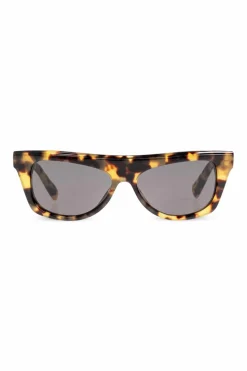 Jacquemus BRĄZOWY Okulary przeciwsłoneczne
